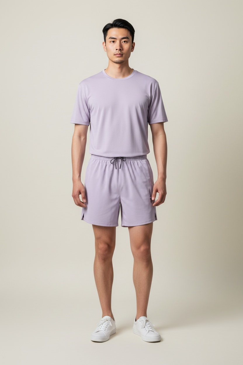 Marathon Running Double Layers Shorts ANJE REBEL