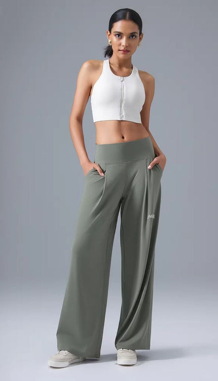 ANJE REBEL Athleisure Casual Flair Pants ANJE REBEL