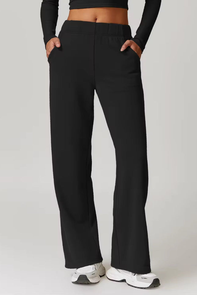 Casual Straight-Cut Pants ANJE REBEL