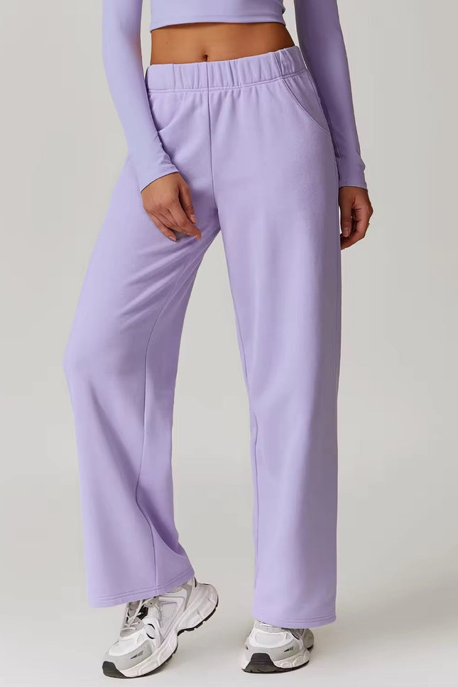 Casual Straight-Cut Pants ANJE REBEL