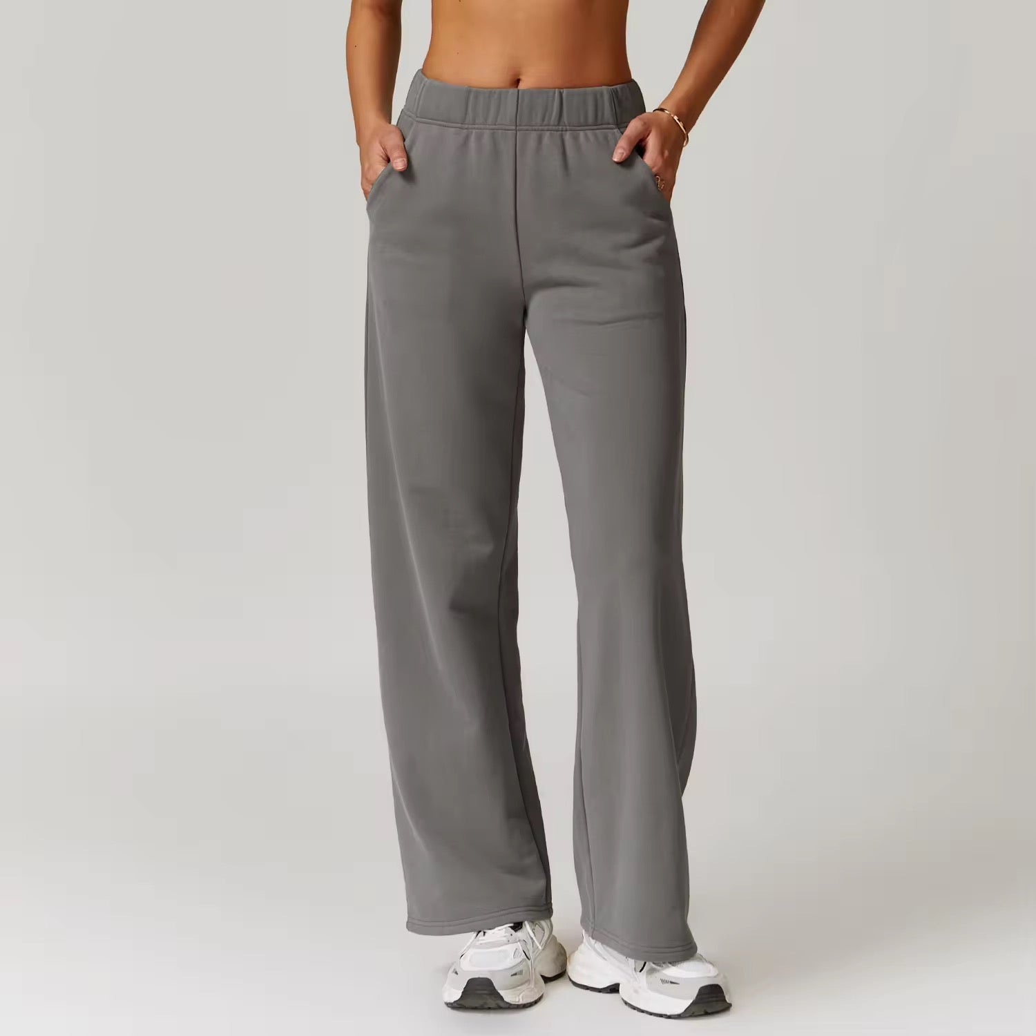 Casual Straight-Cut Pants ANJE REBEL
