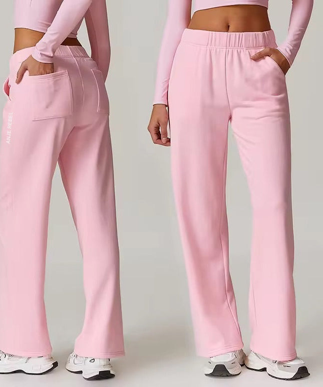 Casual Straight-Cut Pants ANJE REBEL