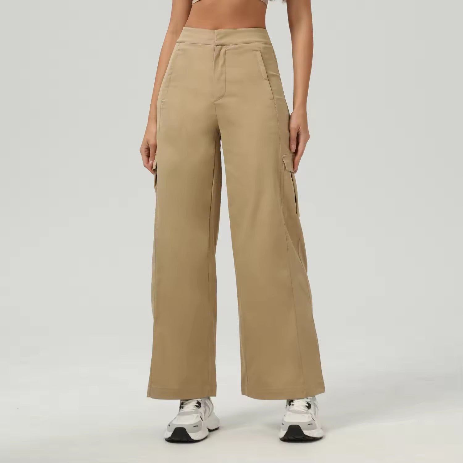 Cargo Straight-Cut Pants ANJE REBEL