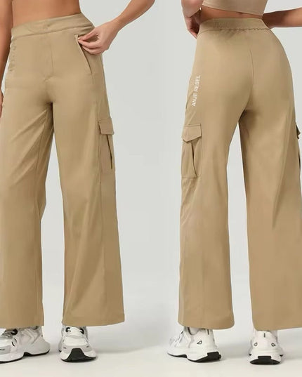Cargo Straight-Cut Pants ANJE REBEL