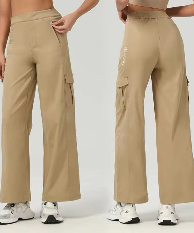 Cargo Straight-Cut Pants ANJE REBEL