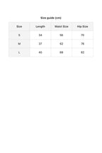 Knitted Supportive Straps Sports Bra and Short Tights Set ANJE REBEL