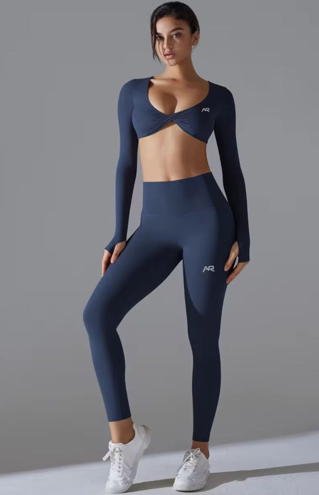 Yoga Nude Long Sleeves Bra and Supportive Leggings ANJE REBEL