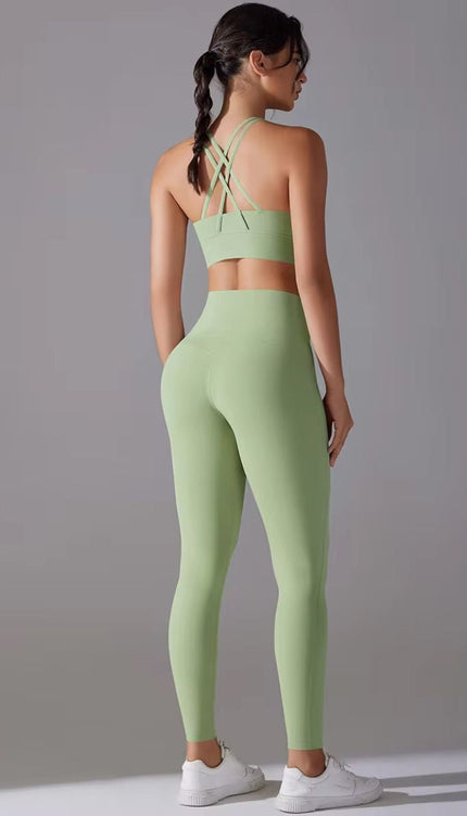 Strong Supportive Sports Bra Leggings Set ANJE REBEL