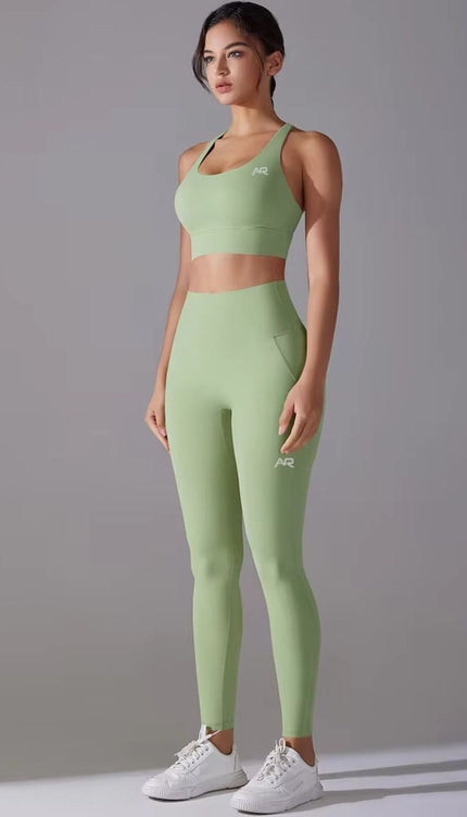 Strong Supportive Sports Bra Leggings Set ANJE REBEL
