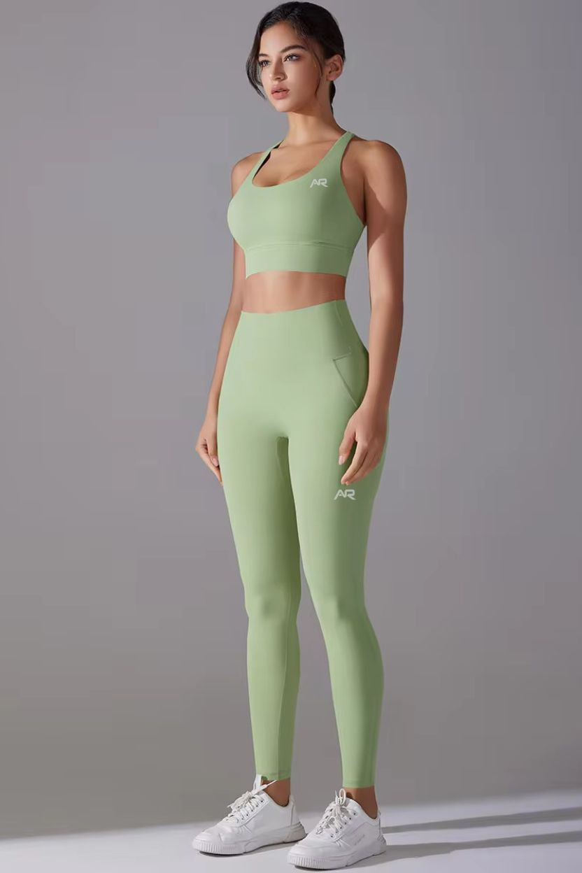 Strong Supportive Sports Bra Leggings Set ANJE REBEL