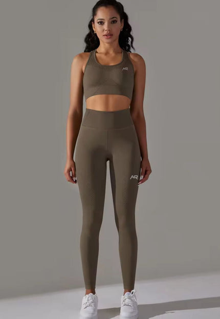 Knitted Supportive Sports Bra Leggings Set ANJE REBEL