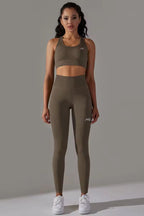 Knitted Supportive Sports Bra Leggings Set ANJE REBEL