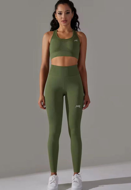 Knitted Supportive Sports Bra Leggings Set ANJE REBEL