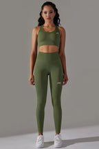 Knitted Supportive Sports Bra Leggings Set ANJE REBEL