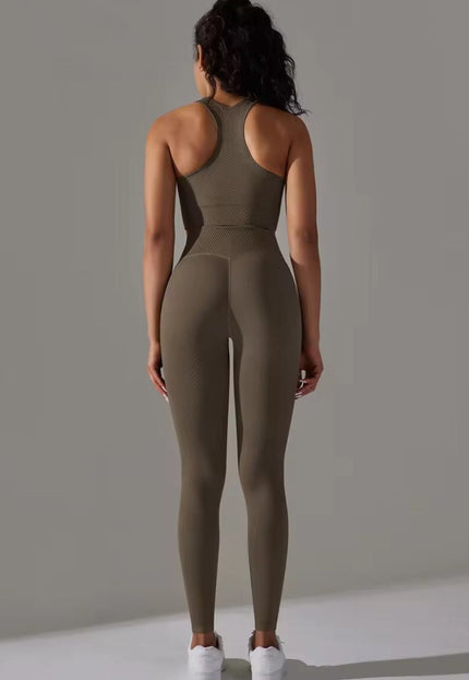 Knitted Supportive Sports Bra Leggings Set ANJE REBEL