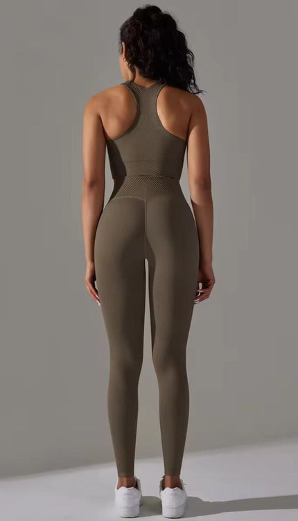 Knitted Supportive Sports Bra Leggings Set ANJE REBEL