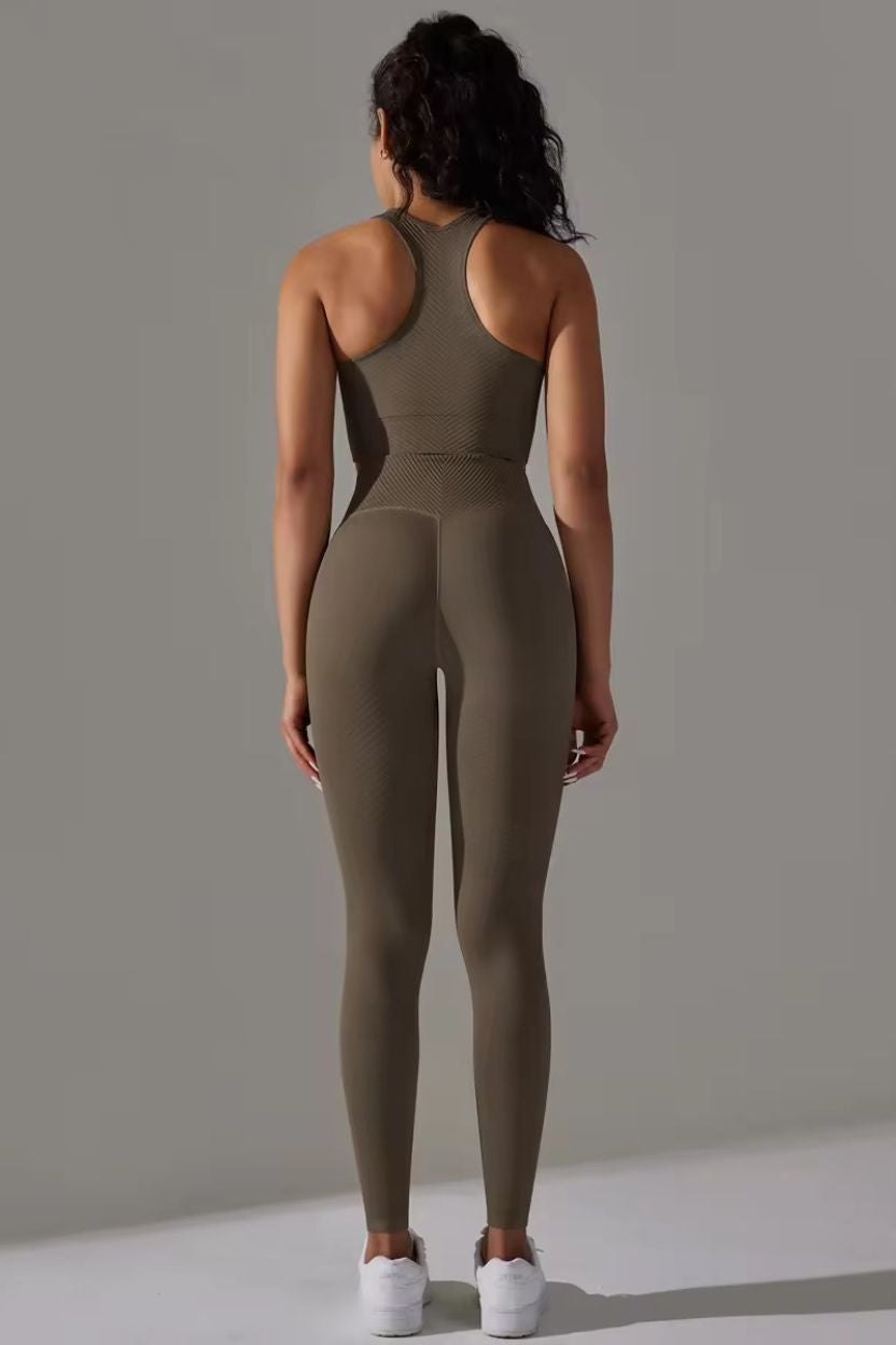 Knitted Supportive Sports Bra Leggings Set ANJE REBEL