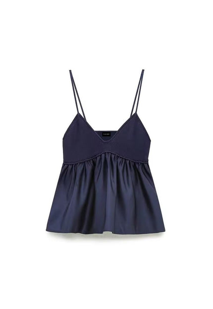 Knitted Thin Straps Bralette Top ANJE REBEL