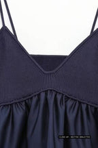 Knitted Thin Straps Bralette Top ANJE REBEL