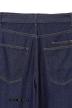 Indigo Recycled Cotton Straight-Cut Jeans ANJE REBEL