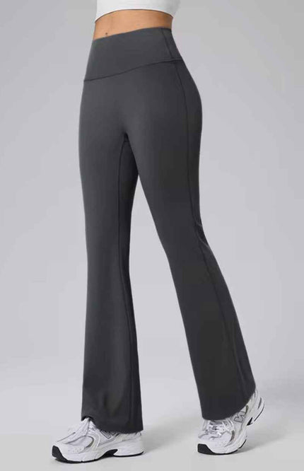 SlimFit Flared High-Waist Pants