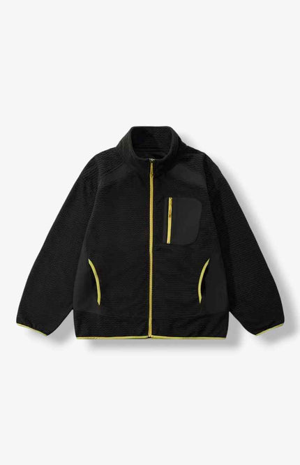 Fleece Travel Zip Up Sportswear Jacket