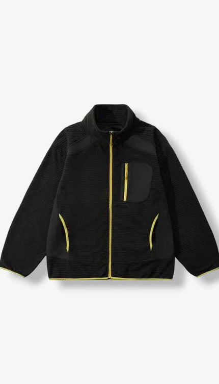Fleece Travel Zip Up Sportswear Jacket