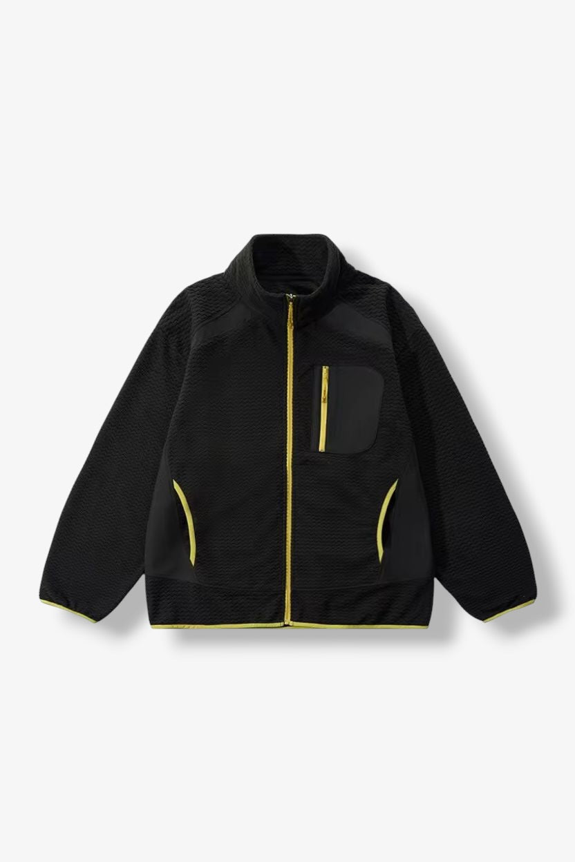 Fleece Travel Zip Up Sportswear Jacket ANJE REBEL