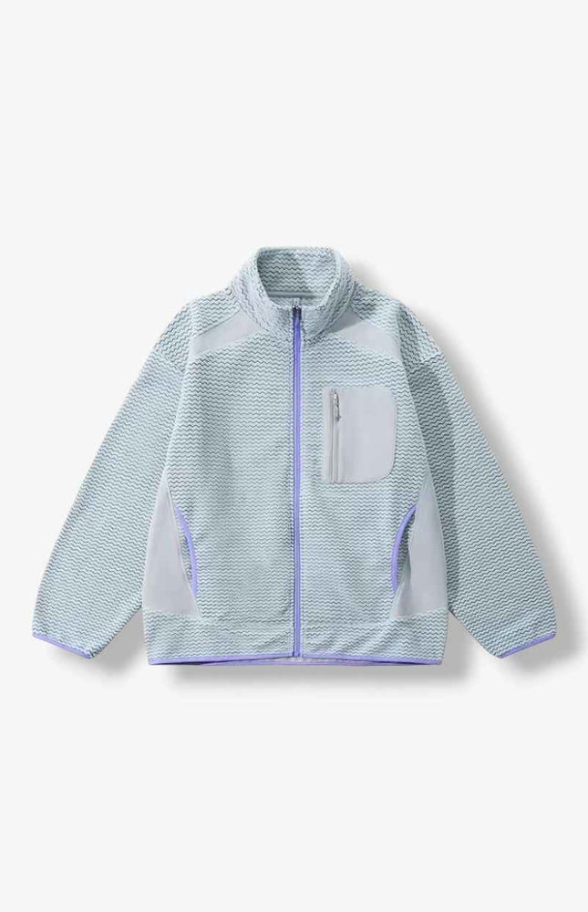 Fleece Travel Zip Up Sportswear Jacket