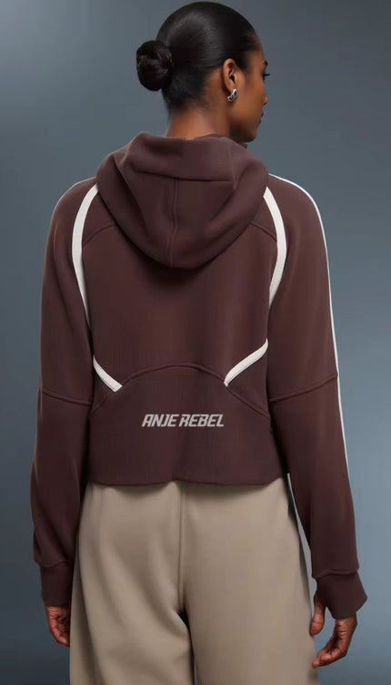 ANJE REBEL Athleisure Hooded Jacket ANJE REBEL