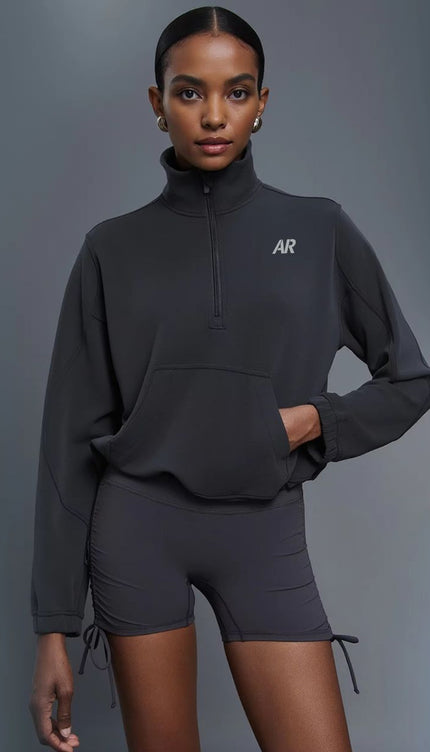 ANJE REBEL Athleisure High-Collared Jacket ANJE REBEL