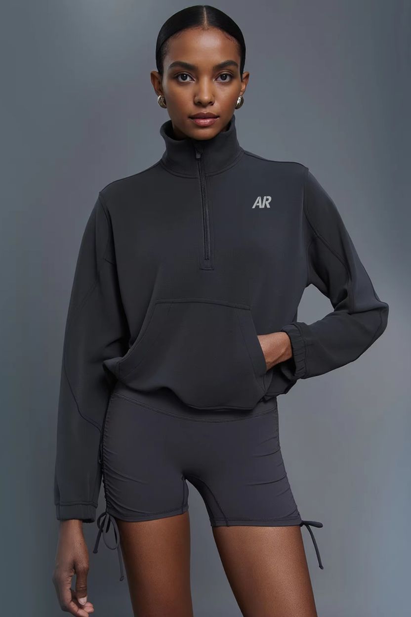 ANJE REBEL Athleisure High-Collared Jacket ANJE REBEL