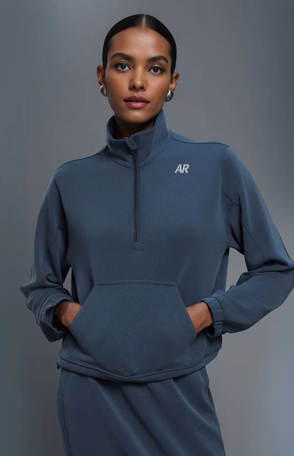 ANJE REBEL Athleisure High-Collared Jacket ANJE REBEL