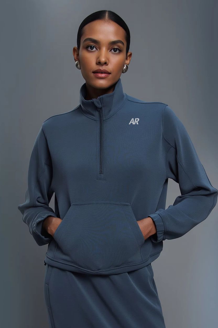 ANJE REBEL Athleisure High-Collared Jacket ANJE REBEL