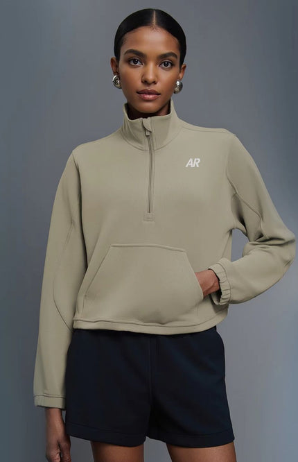ANJE REBEL Athleisure High-Collared Jacket ANJE REBEL