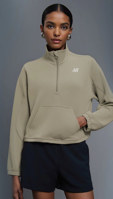 ANJE REBEL Athleisure High-Collared Jacket ANJE REBEL
