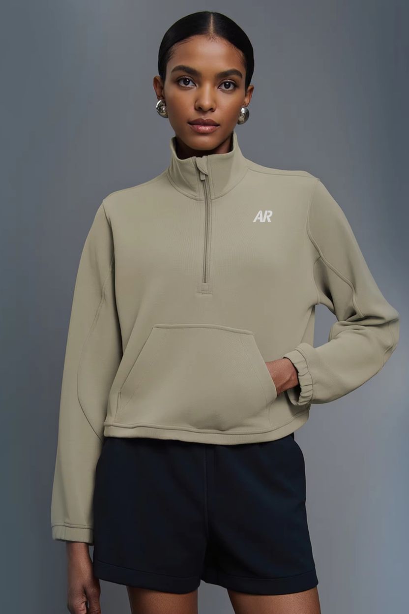 ANJE REBEL Athleisure High-Collared Jacket ANJE REBEL