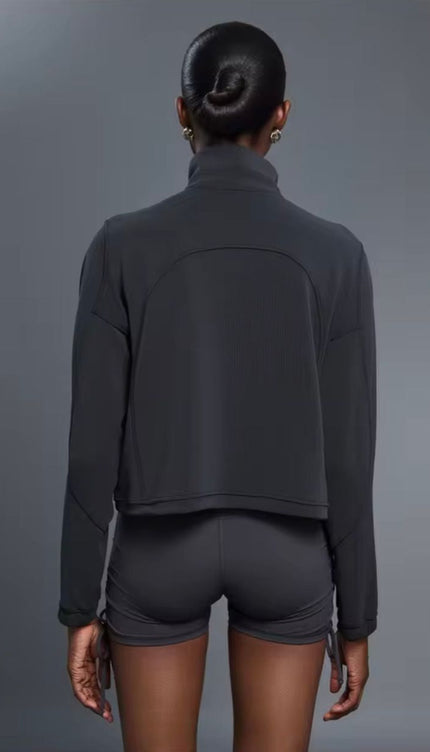 ANJE REBEL Athleisure High-Collared Jacket ANJE REBEL