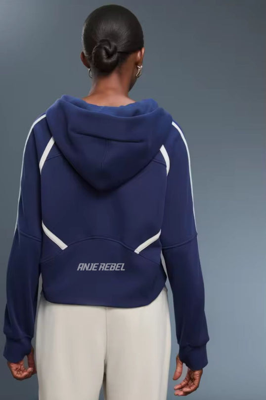 ANJE REBEL Athleisure Hooded Jacket ANJE REBEL