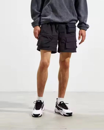 Nylon Cargo Shorts ANJE REBEL