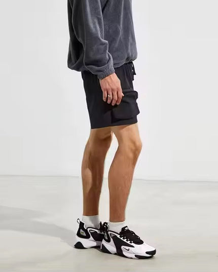 Nylon Cargo Shorts ANJE REBEL