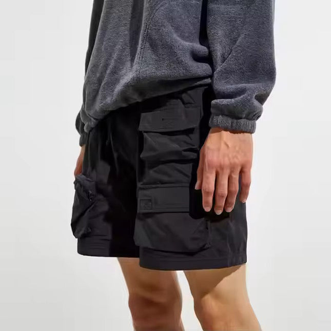 Nylon Cargo Shorts ANJE REBEL