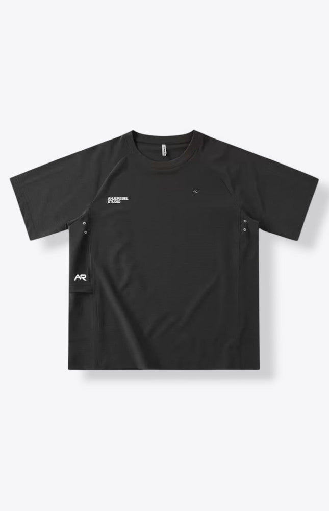Ventilated Built-In Unisex Active Tee ANJE REBEL
