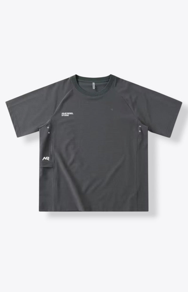 Ventilated Built-In Unisex Active Tee ANJE REBEL