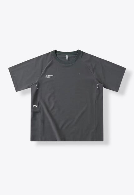Ventilated Built-In Unisex Active Tee ANJE REBEL