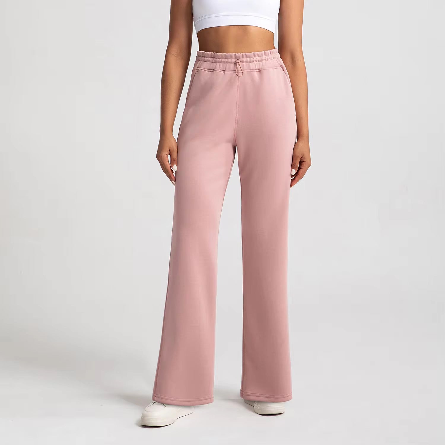 Straight-Cut Recycled Cotton Pants ANJE REBEL
