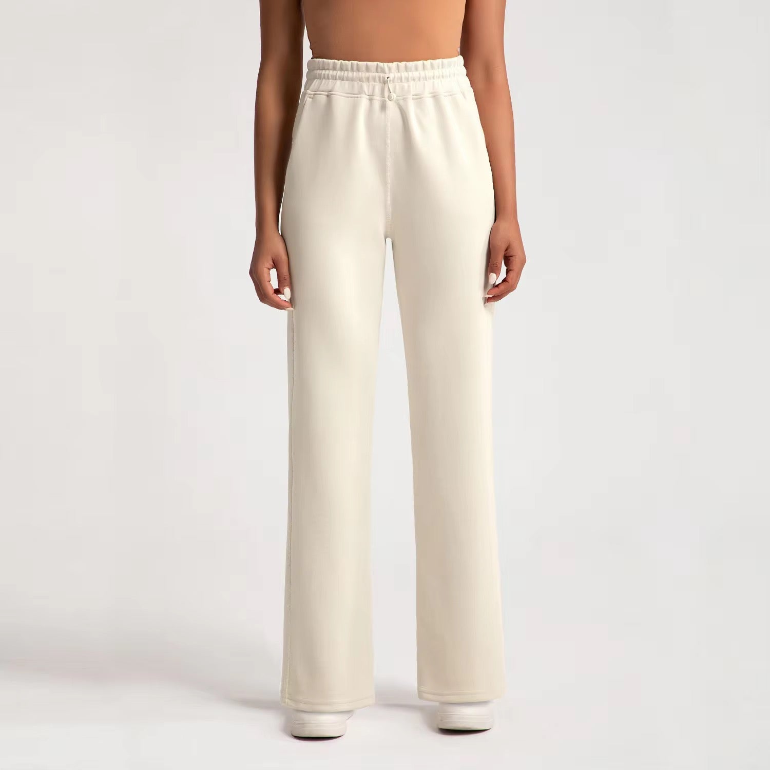 Straight-Cut Recycled Cotton Pants ANJE REBEL