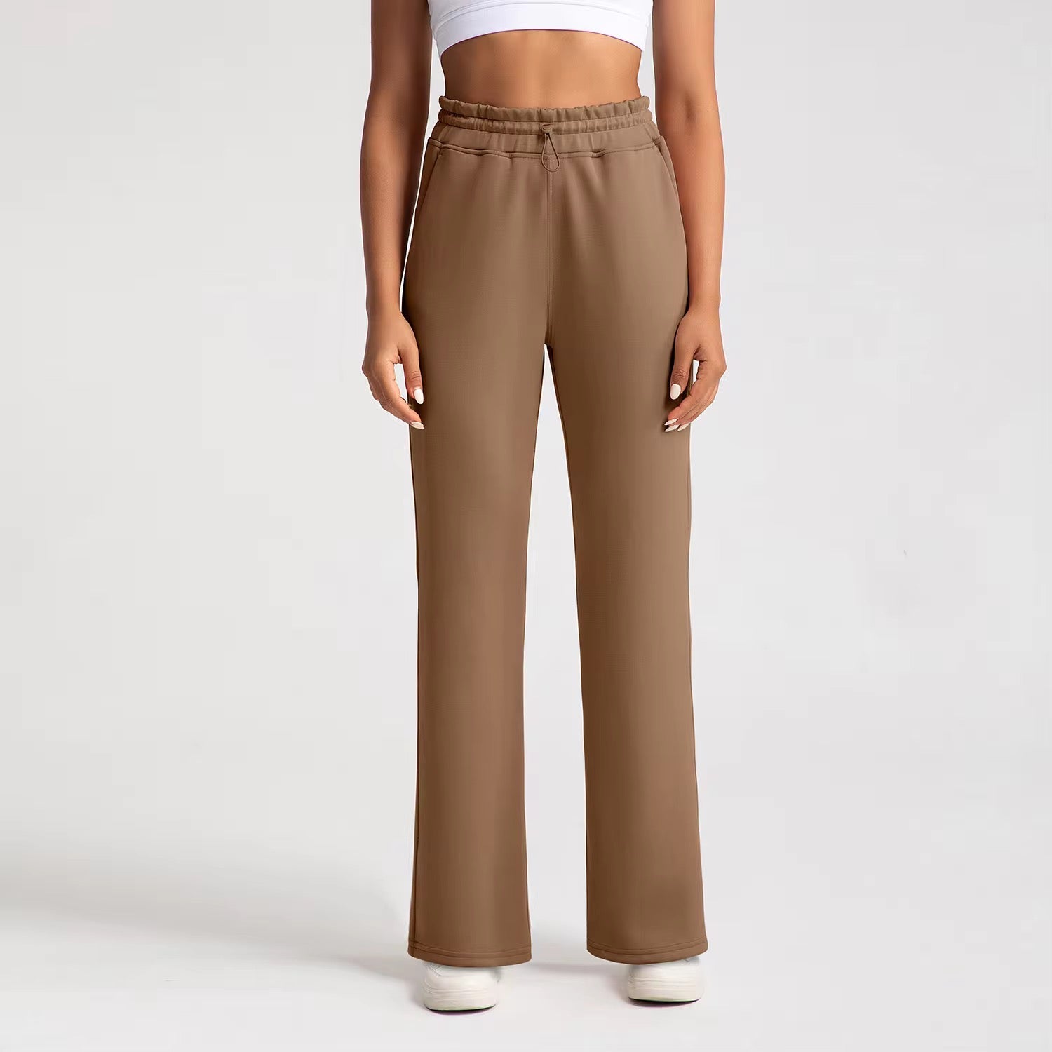 Straight-Cut Recycled Cotton Pants ANJE REBEL