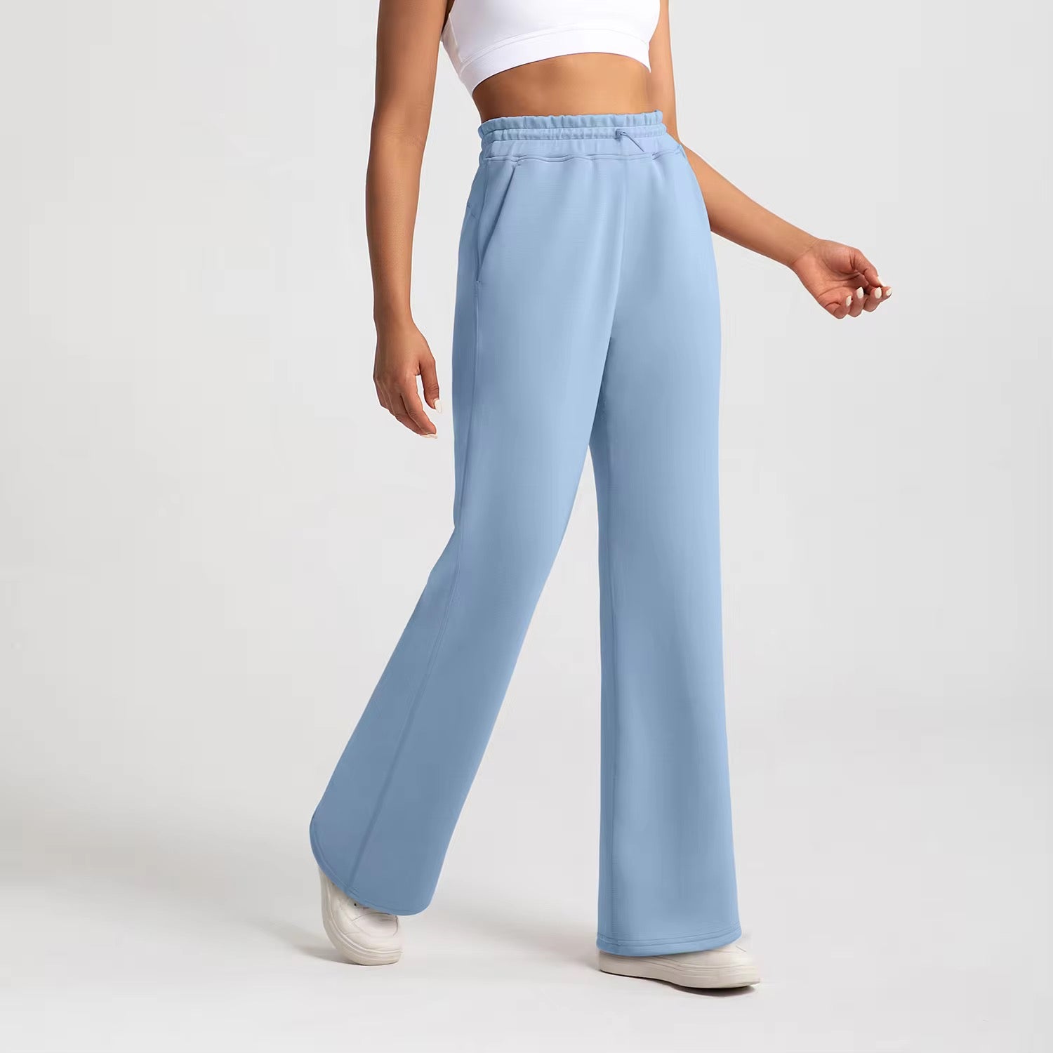 Straight-Cut Recycled Cotton Pants ANJE REBEL