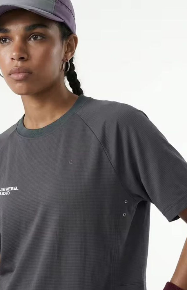 Ventilated Built-In Unisex Active Tee ANJE REBEL